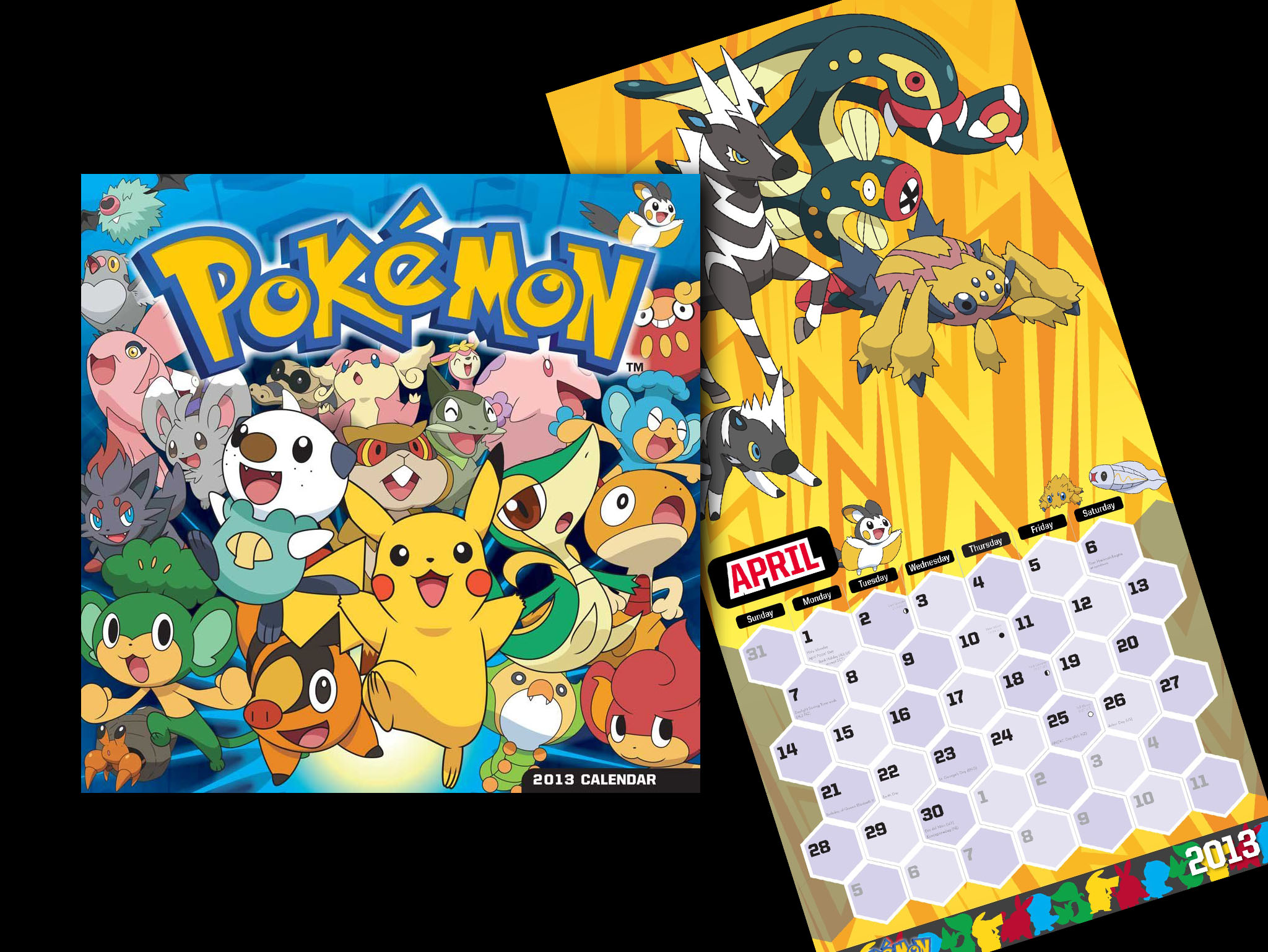 Pokemon Calendar 2012