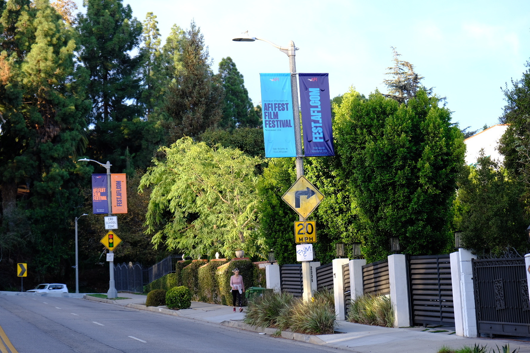AFI Film Fest street pole banners